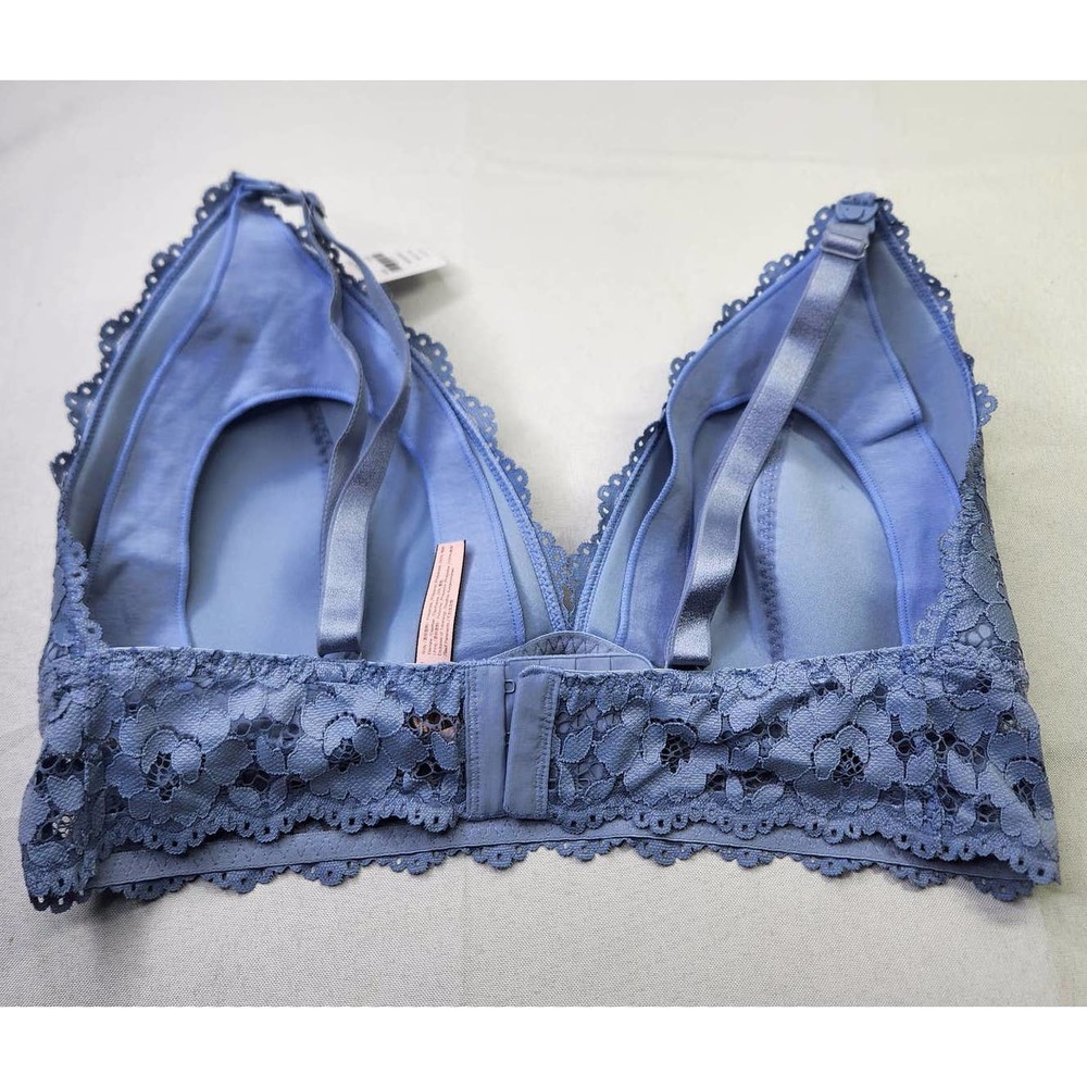 Lace Bralette in Periwinkle Blue - Picture 2 of 2